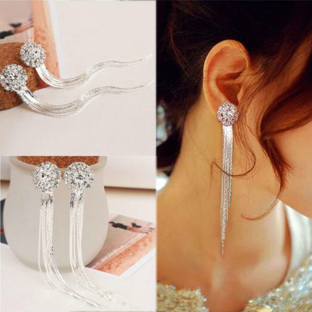 SALE🔥💓 GORGEOUS SILVER CASCADE EARRINGS 💓